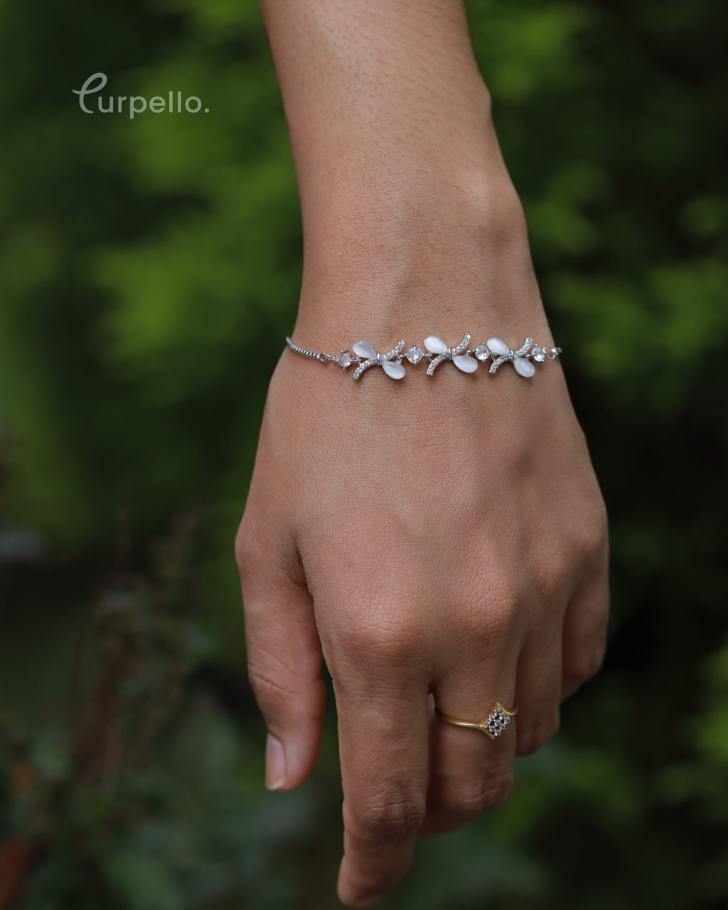Purpello Silver Plated Premium Bracelete