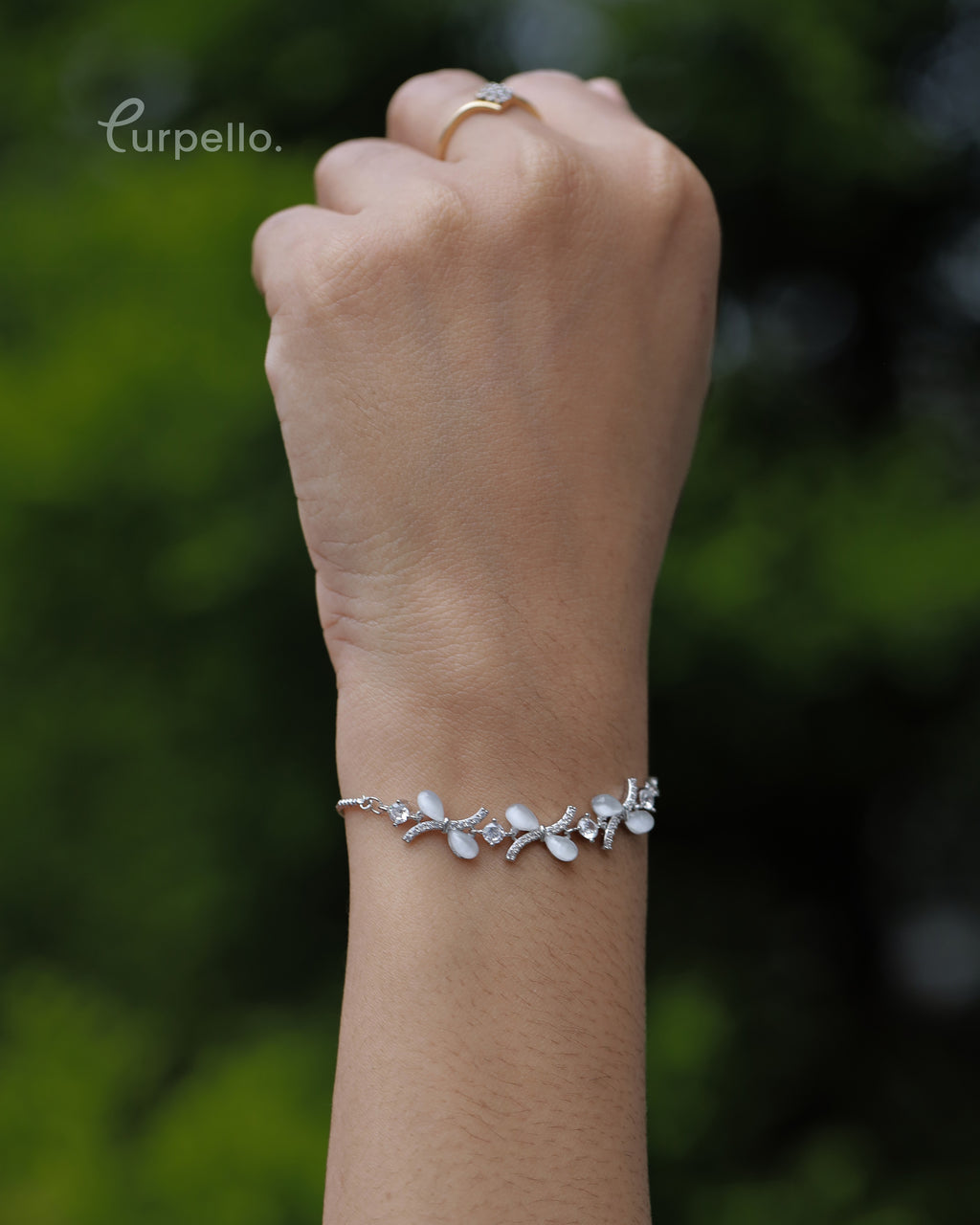 Purpello Silver Plated Premium Bracelete