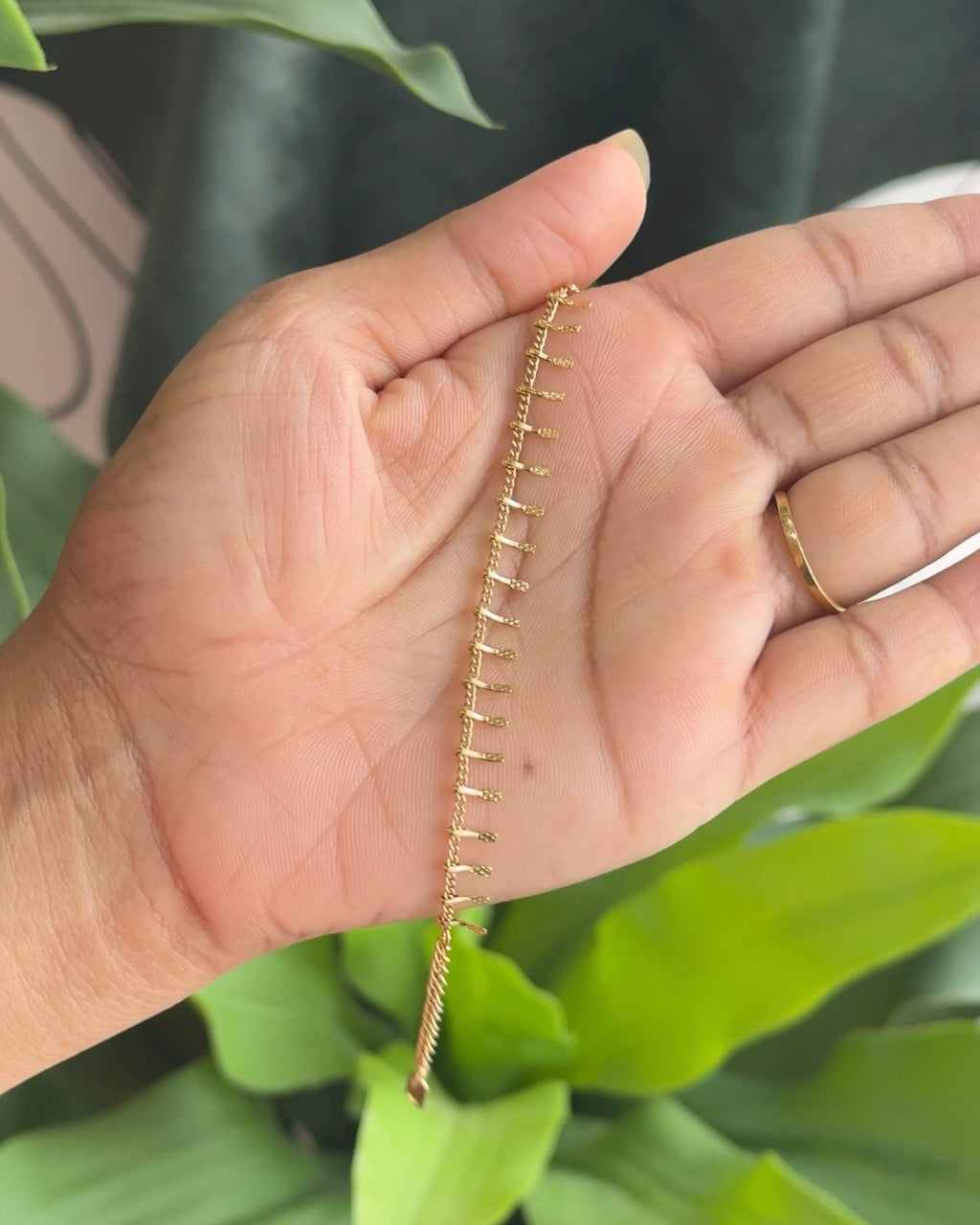Purpello 316L Bar Link Bracelet