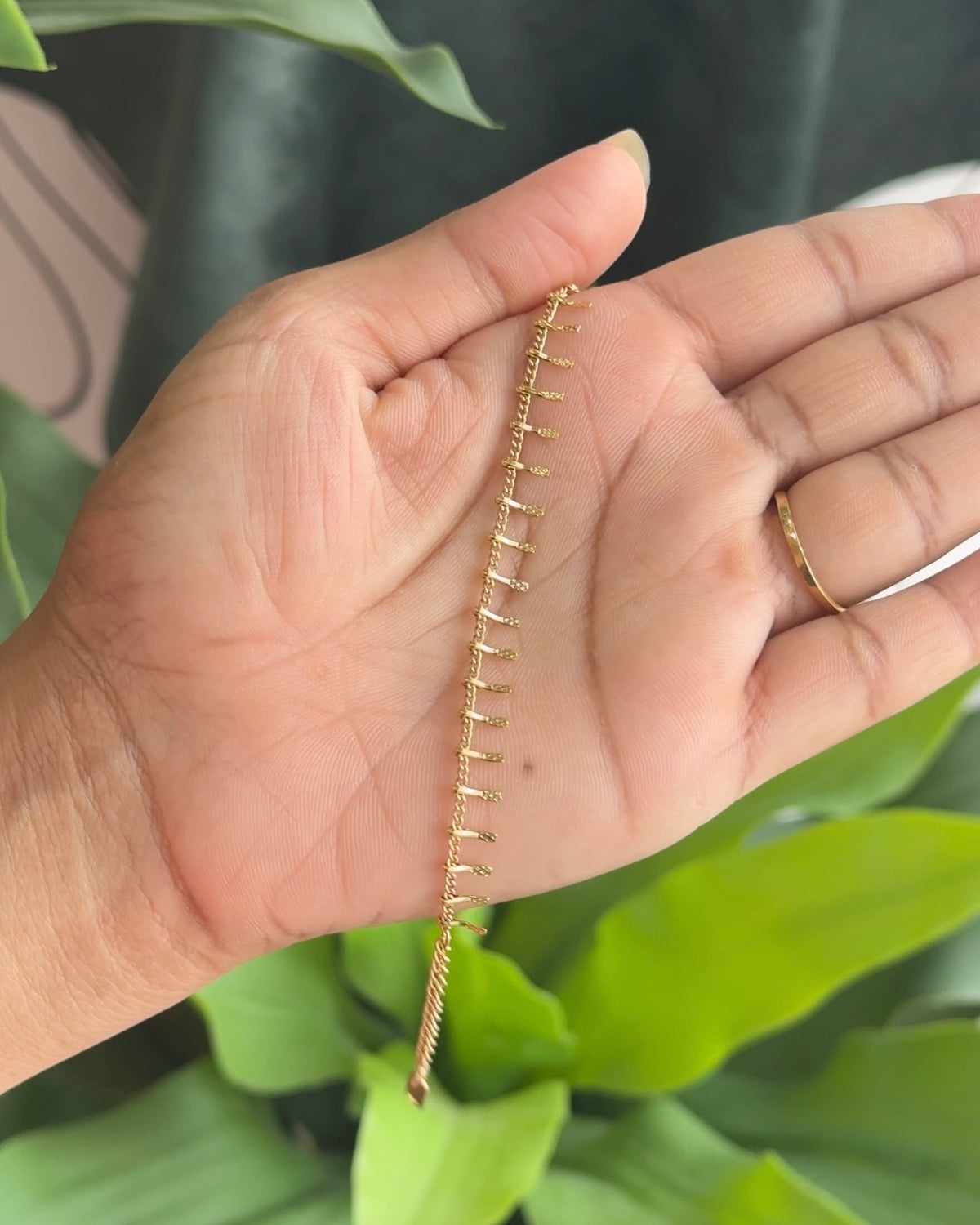 Purpello 316L Bar Link Bracelet