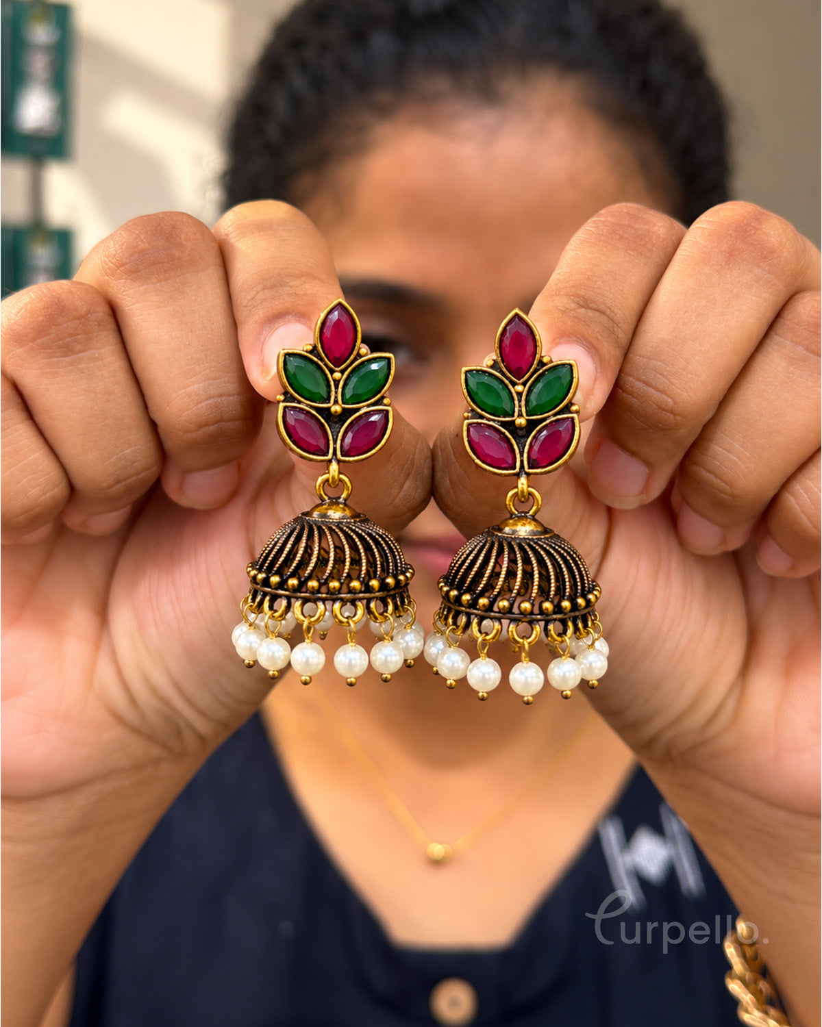 Purpello Varnika Jhumka