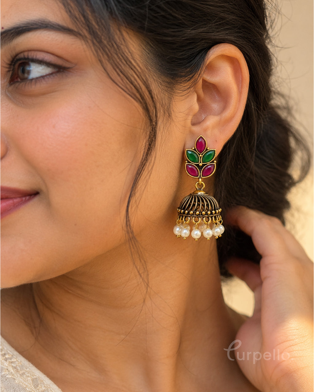 Purpello Varnika Jhumka
