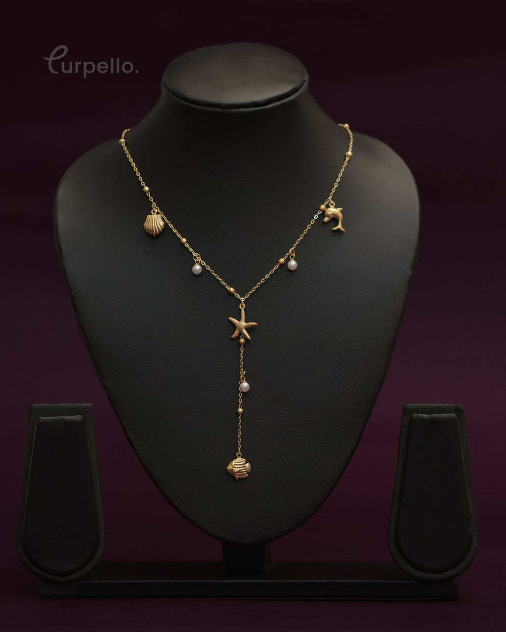 Purpello Ocean Charm Drop Chain